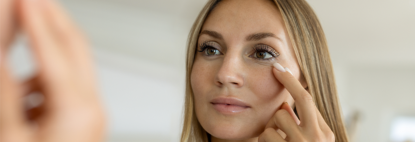 contour des yeux